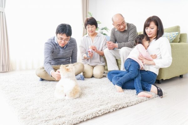 家族で遊ぶ